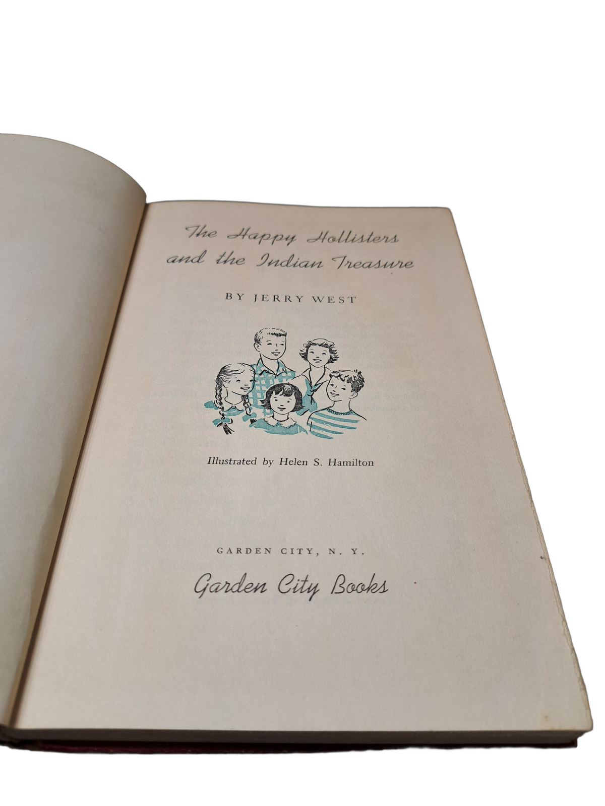 Vintage 1953 The Happy Hollisters and the Indian Treasure by Jerry West