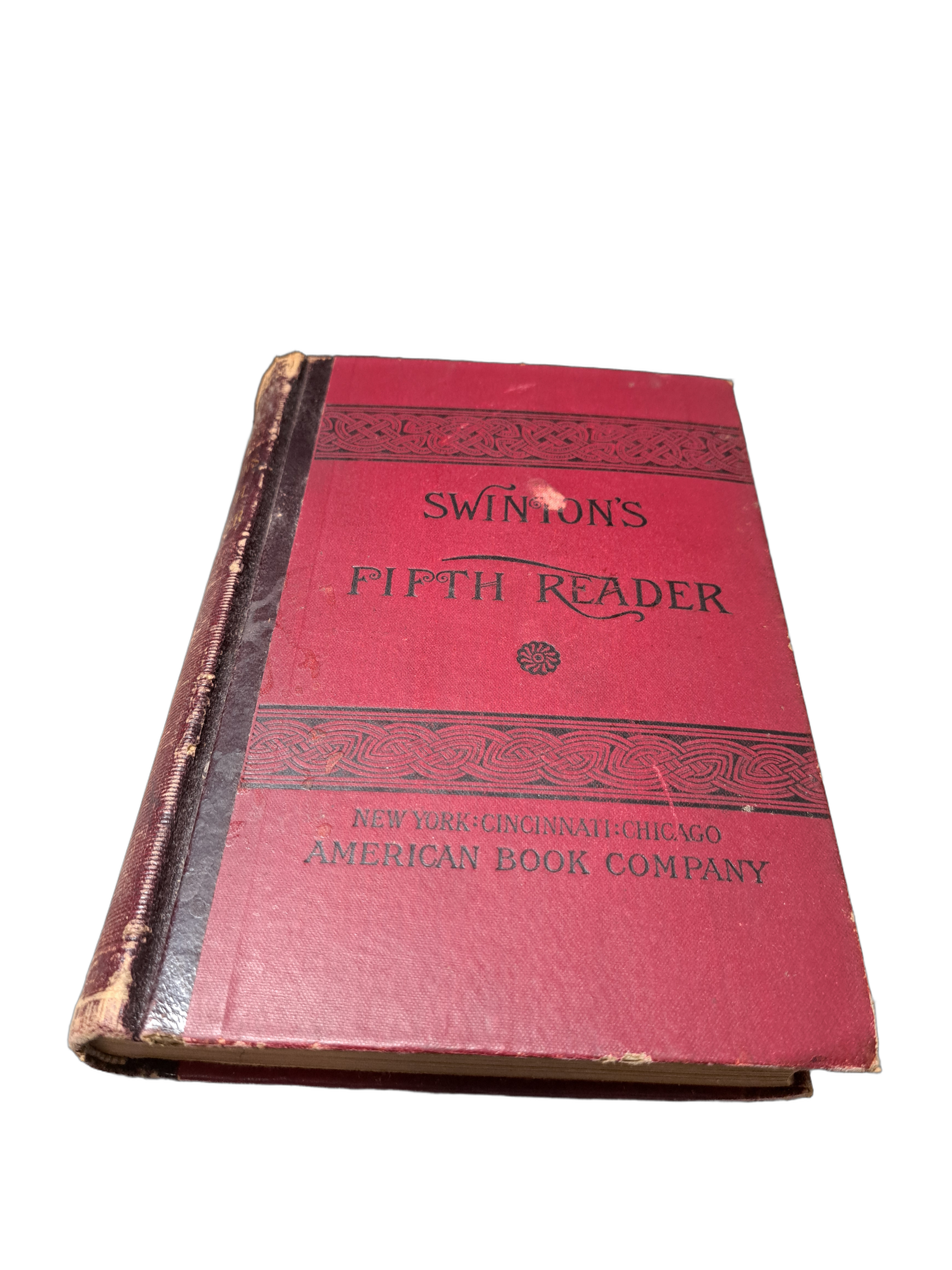 Vintage 1883 Swinton's Fifth Reader and Speaker