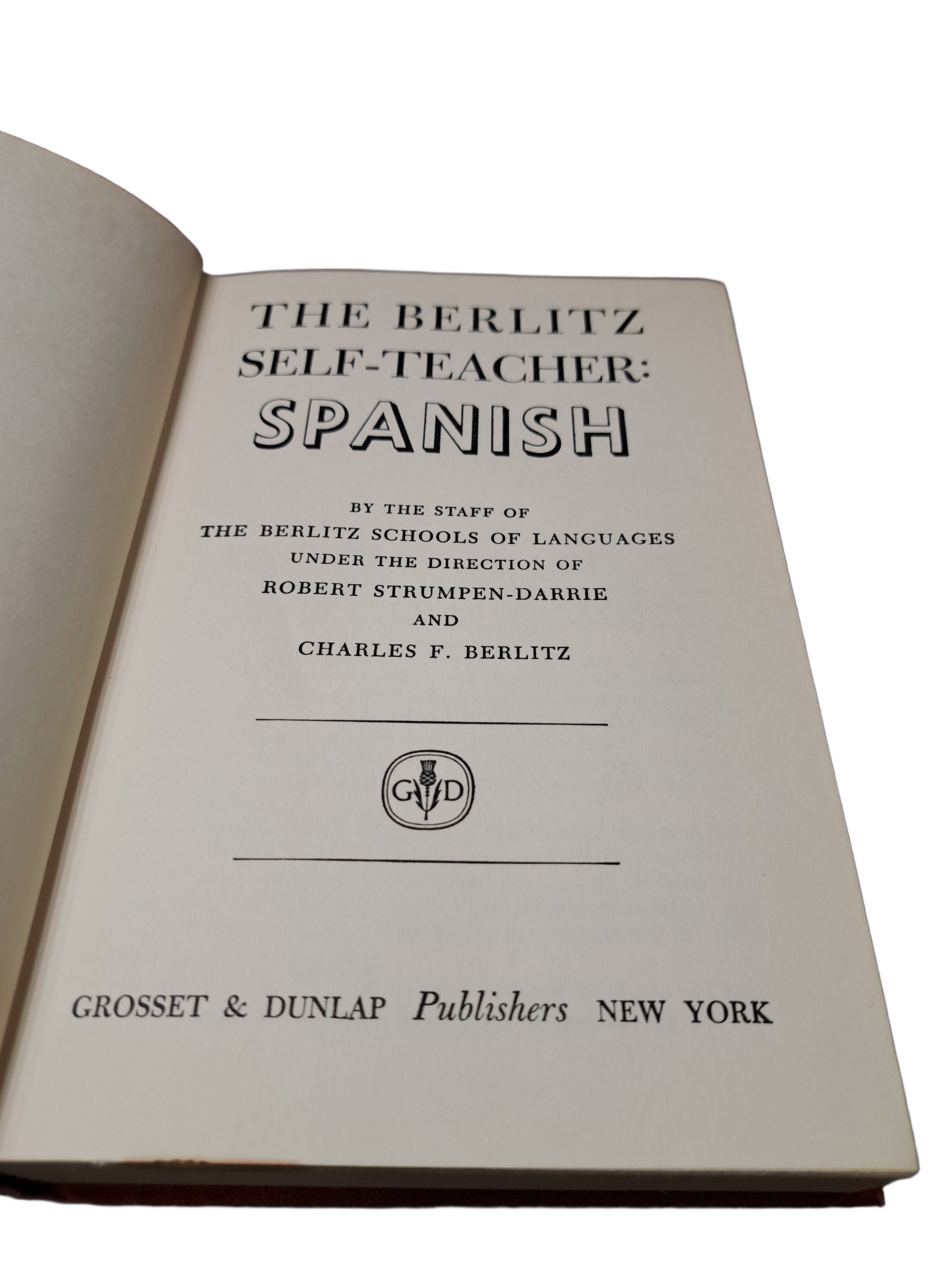 Vintage 1949 The Berlitz Self-Teacher: Spanish