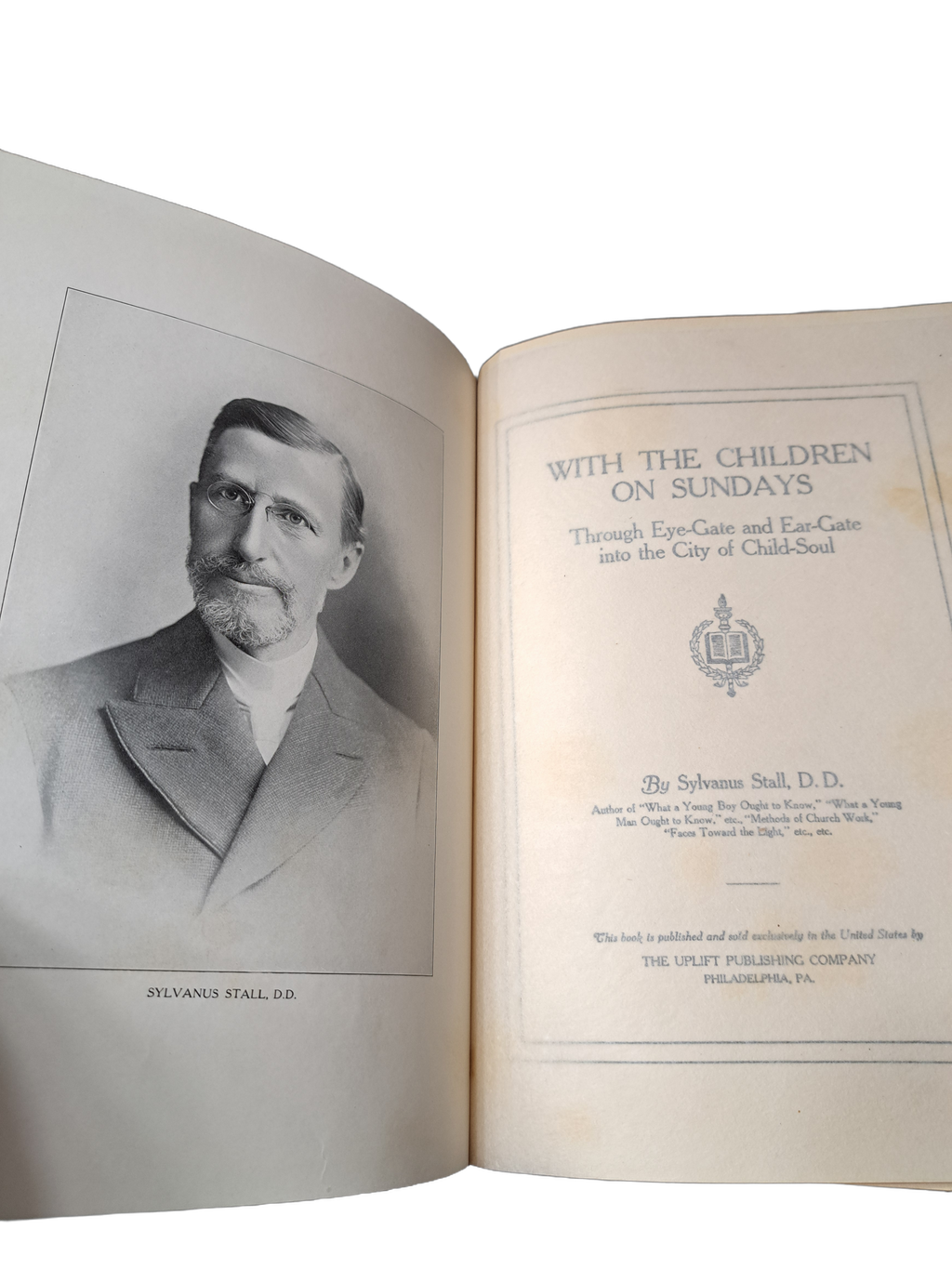 Vintage 1911 With the Children on Sundays by Sylvanus Stall D.D.
