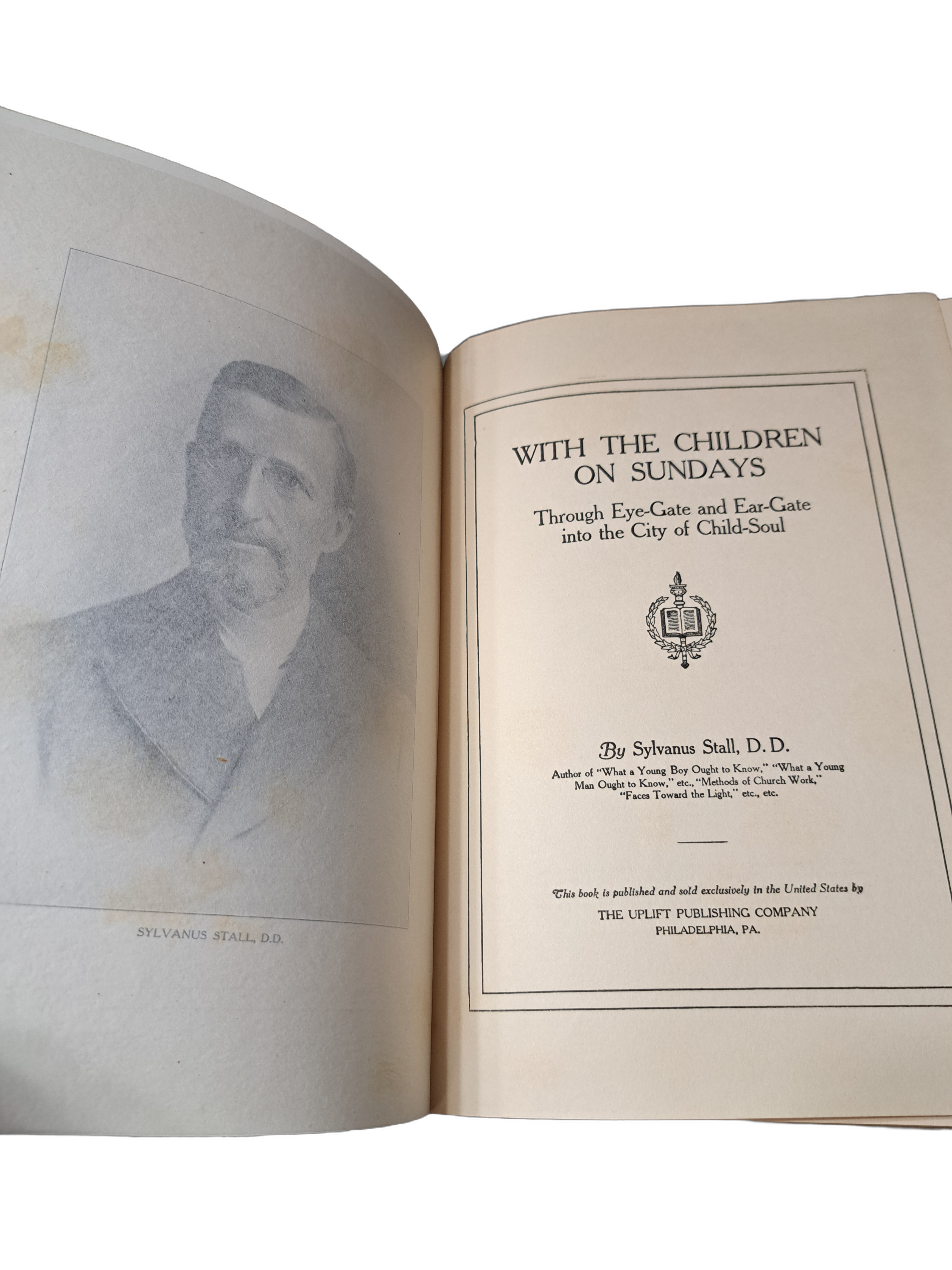 Vintage 1911 With the Children on Sundays by Sylvanus Stall D.D.