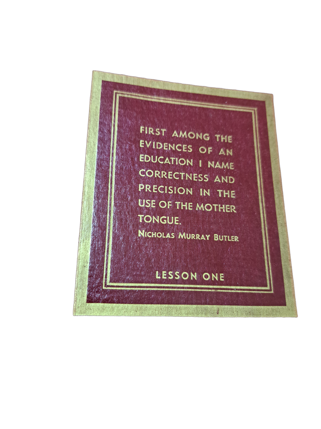 Vintage 1936 A New Self-Teaching Course in Practical English and Effective Speech