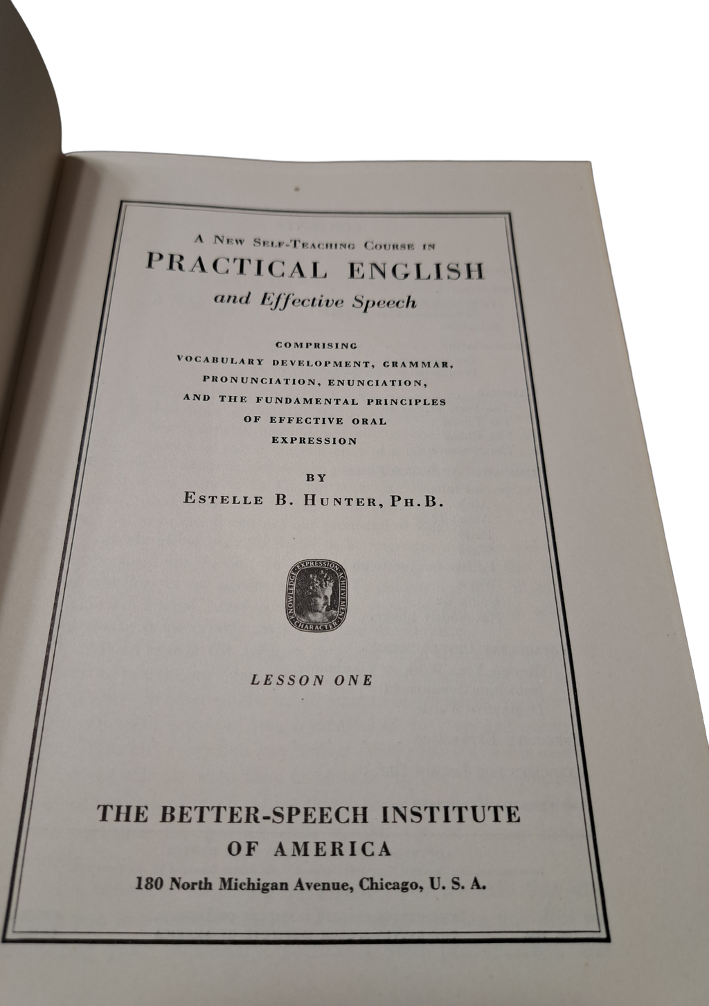 Vintage 1936 A New Self-Teaching Course in Practical English and Effective Speech