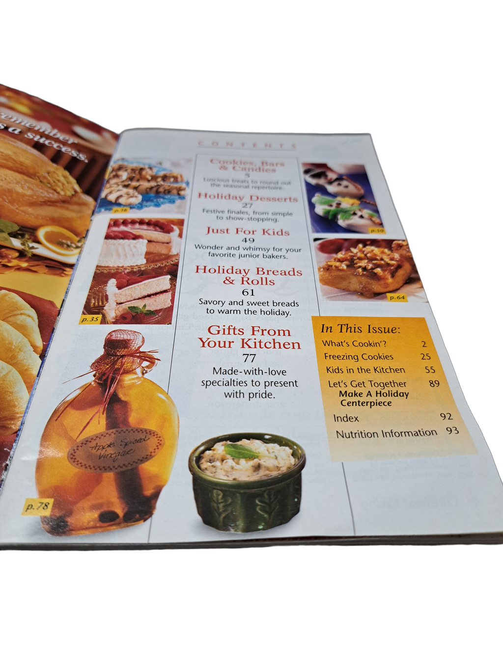 2000 Pillsbury Christmas Baking Recipe book