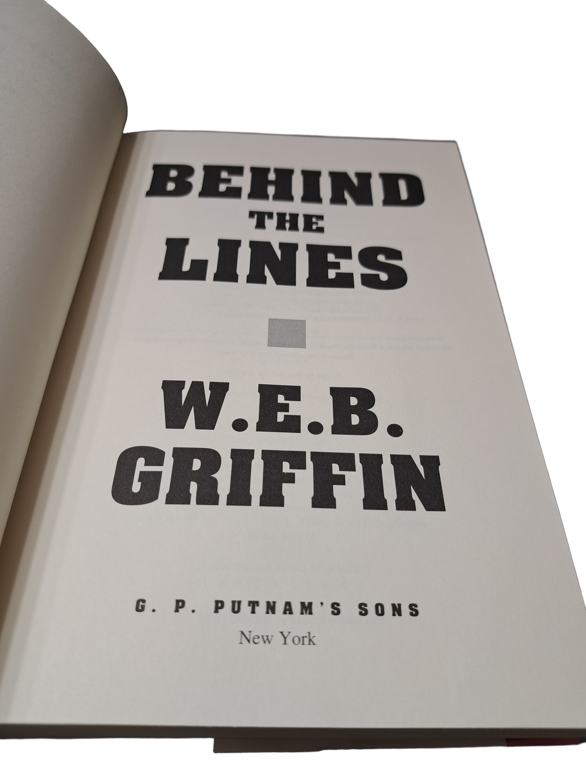 Vintage 1995 Behind the Lines: A Corps Novel by W.E.B. Griffin