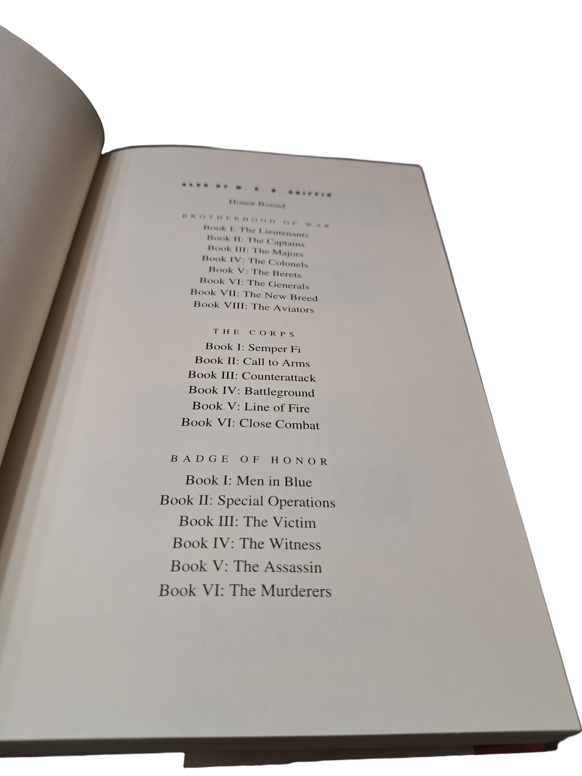 Vintage 1995 Behind the Lines: A Corps Novel by W.E.B. Griffin