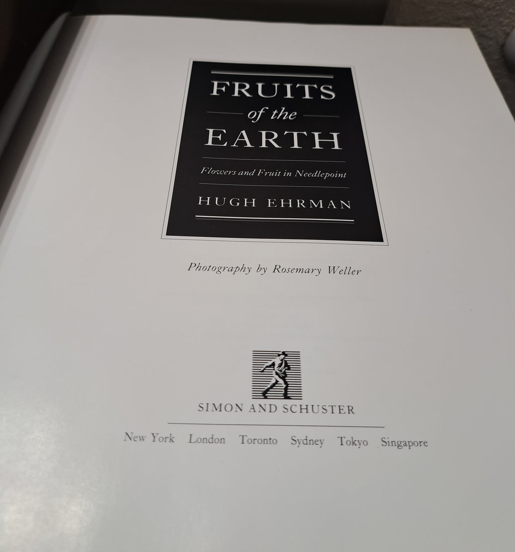 Vintage 1991 Fruits of the Earth Needlepoint