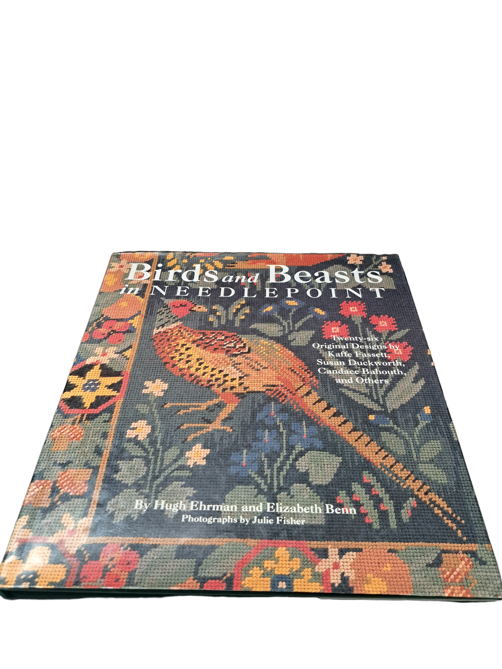 Vintage 1989 Birds and Beasts in Needlepoint