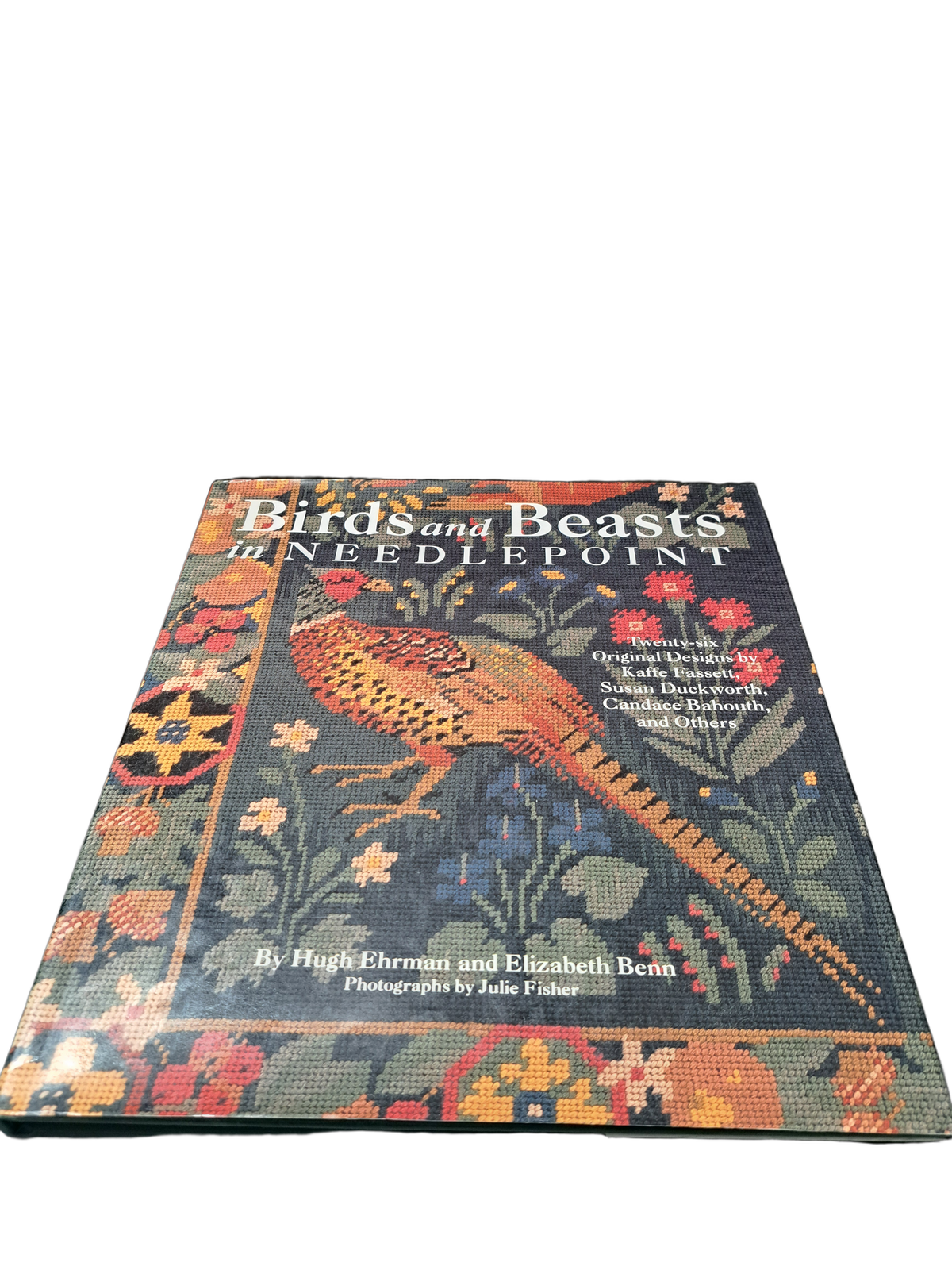 Vintage 1989 Birds and Beasts in Needlepoint