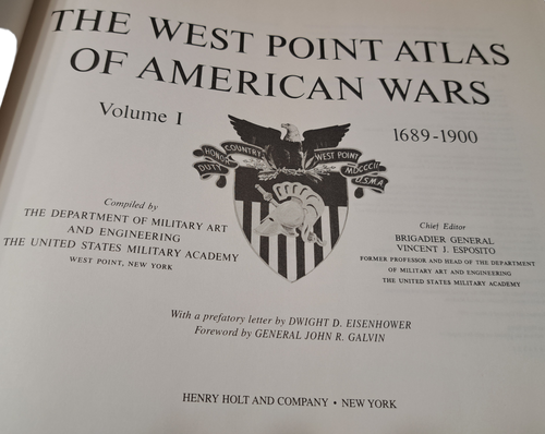 1995 edition of The West Point Atlas of American Wars