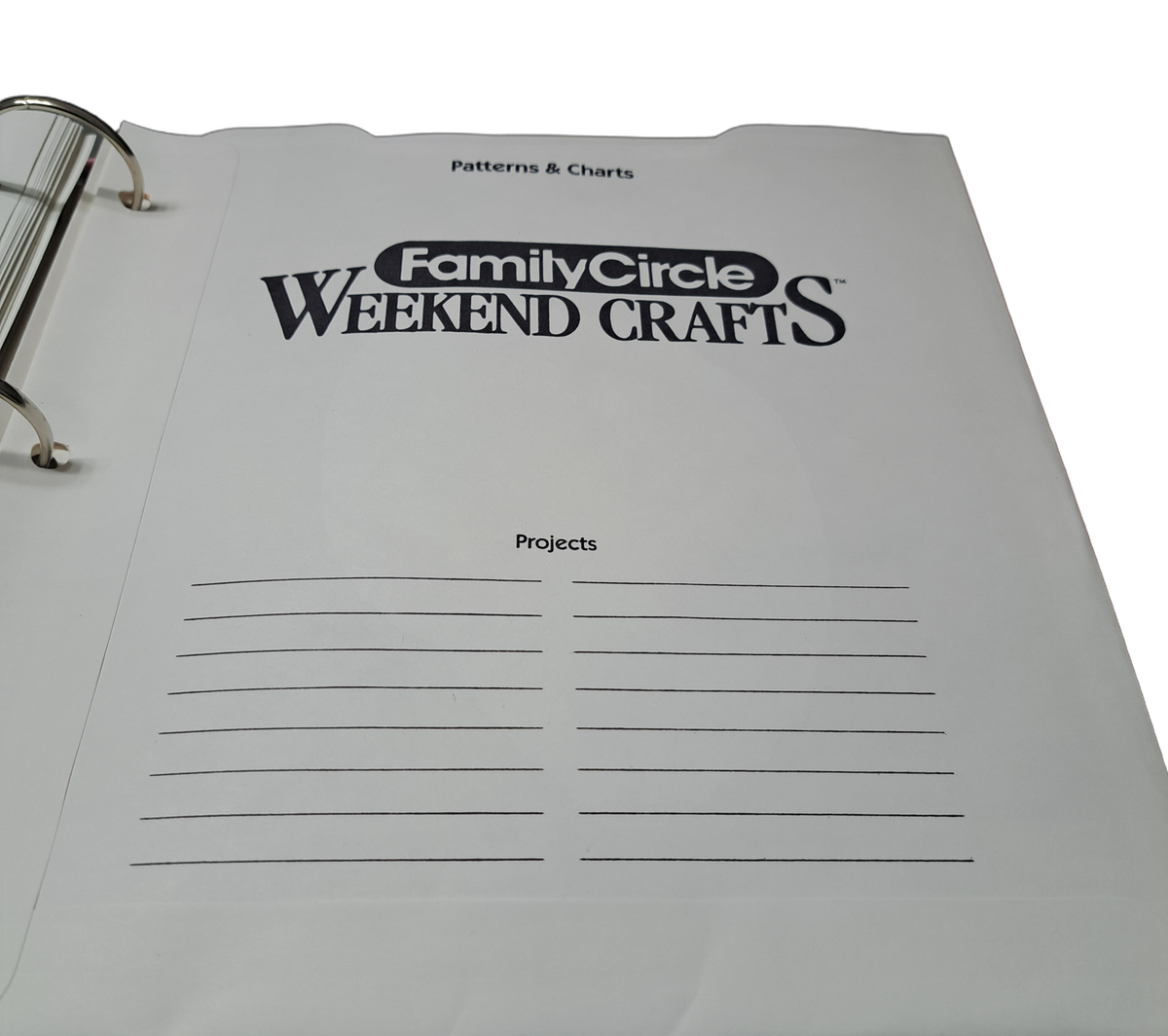 Vintage Family Circle Weekend Crafts