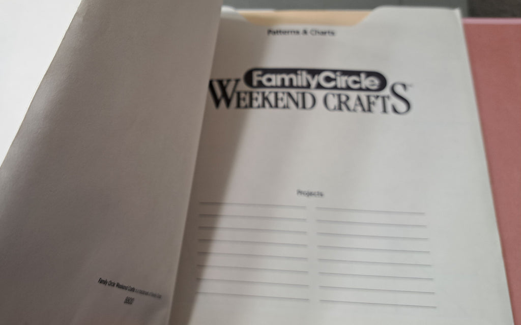 Vintage 1991 Family Circle Weekend Crafts