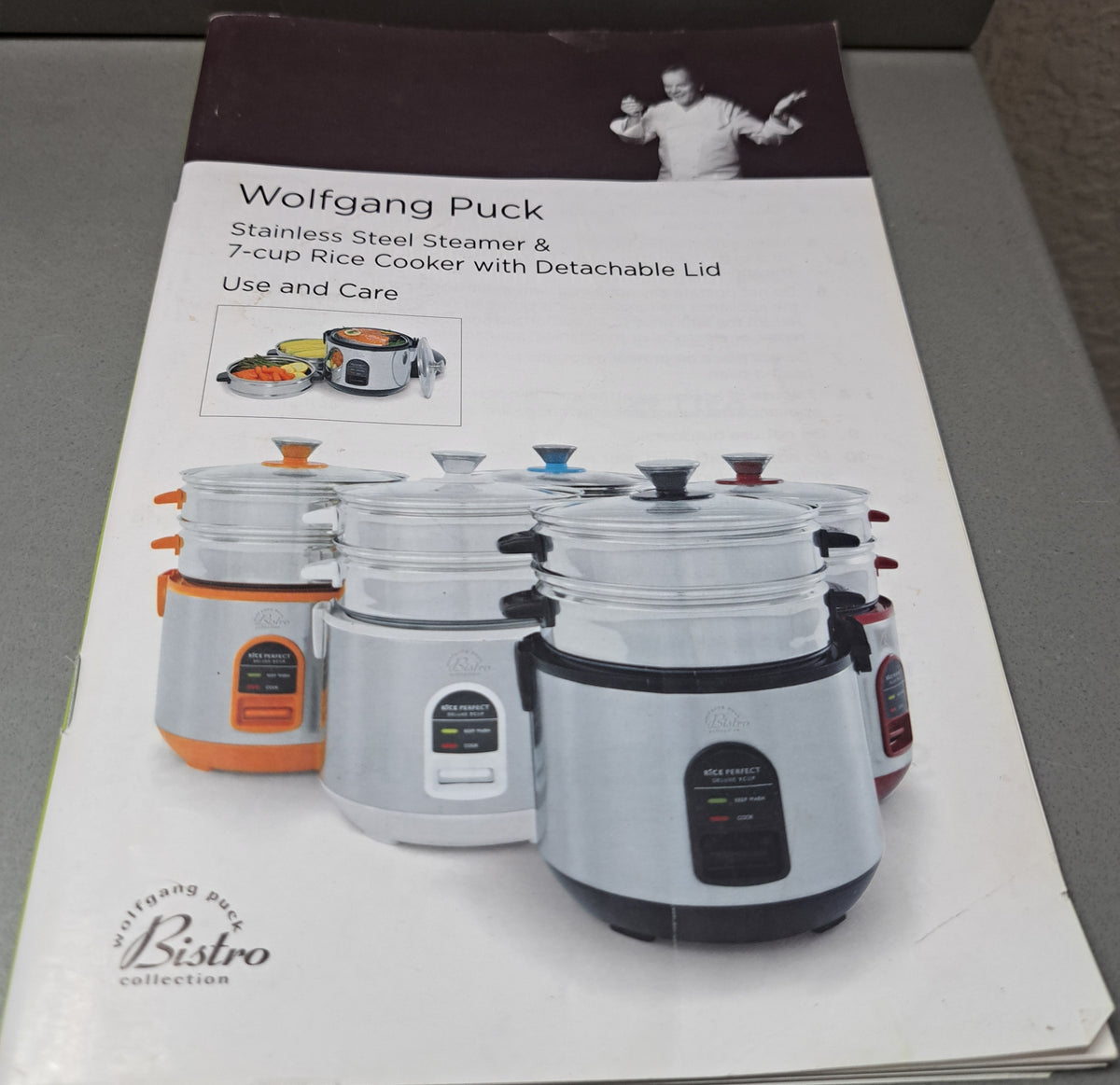 Wolfgang Puck Bistro Collection product manual