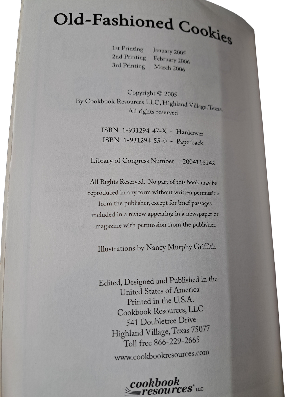 2005 Old-Fashioned Cookies cookbook