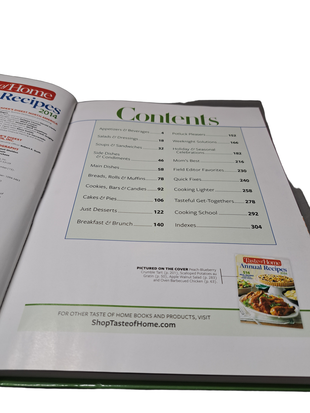 Taste of Home: 2014 Annual Recipes