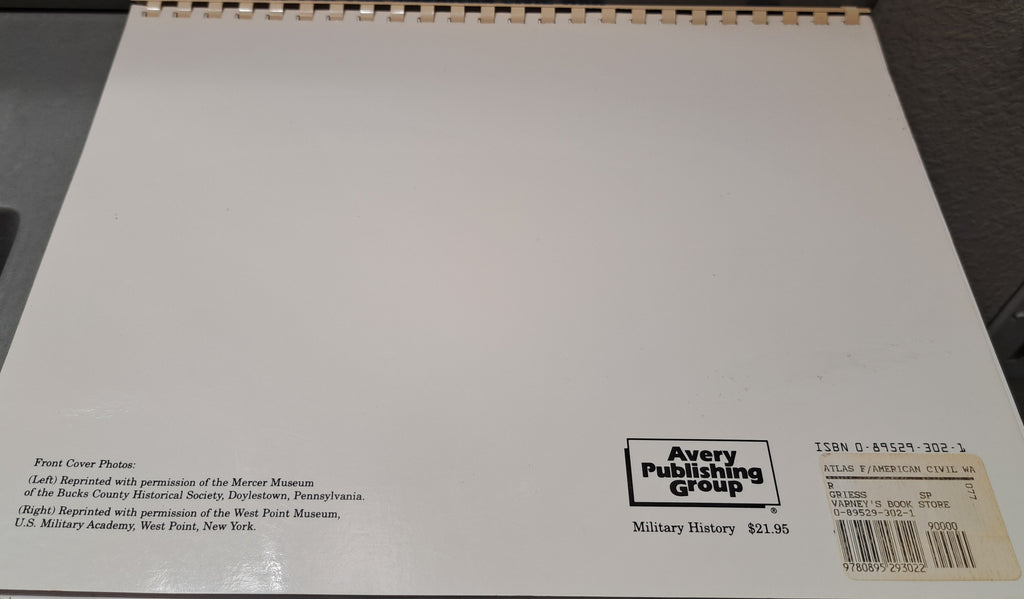 Vintage 1986 West Point Atlas for the American Civil War