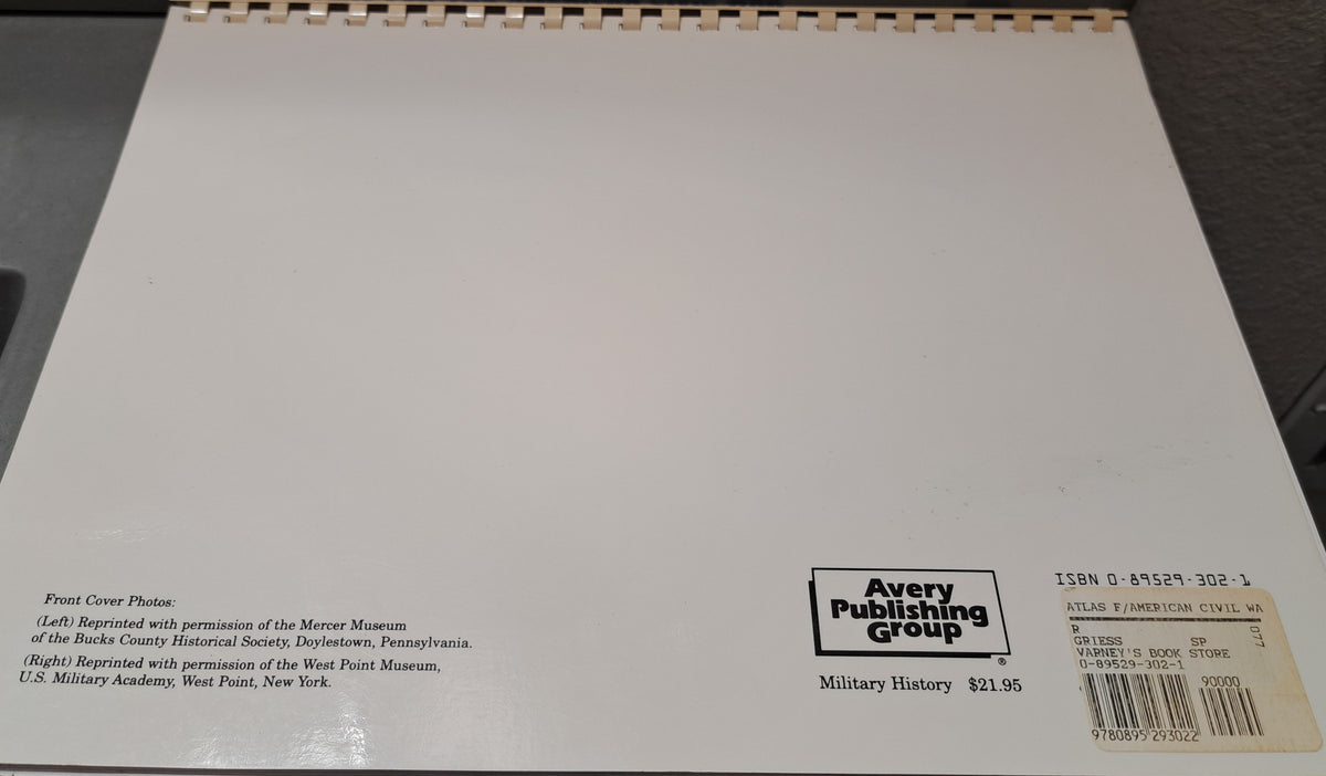 Vintage 1986 West Point Atlas for the American Civil War