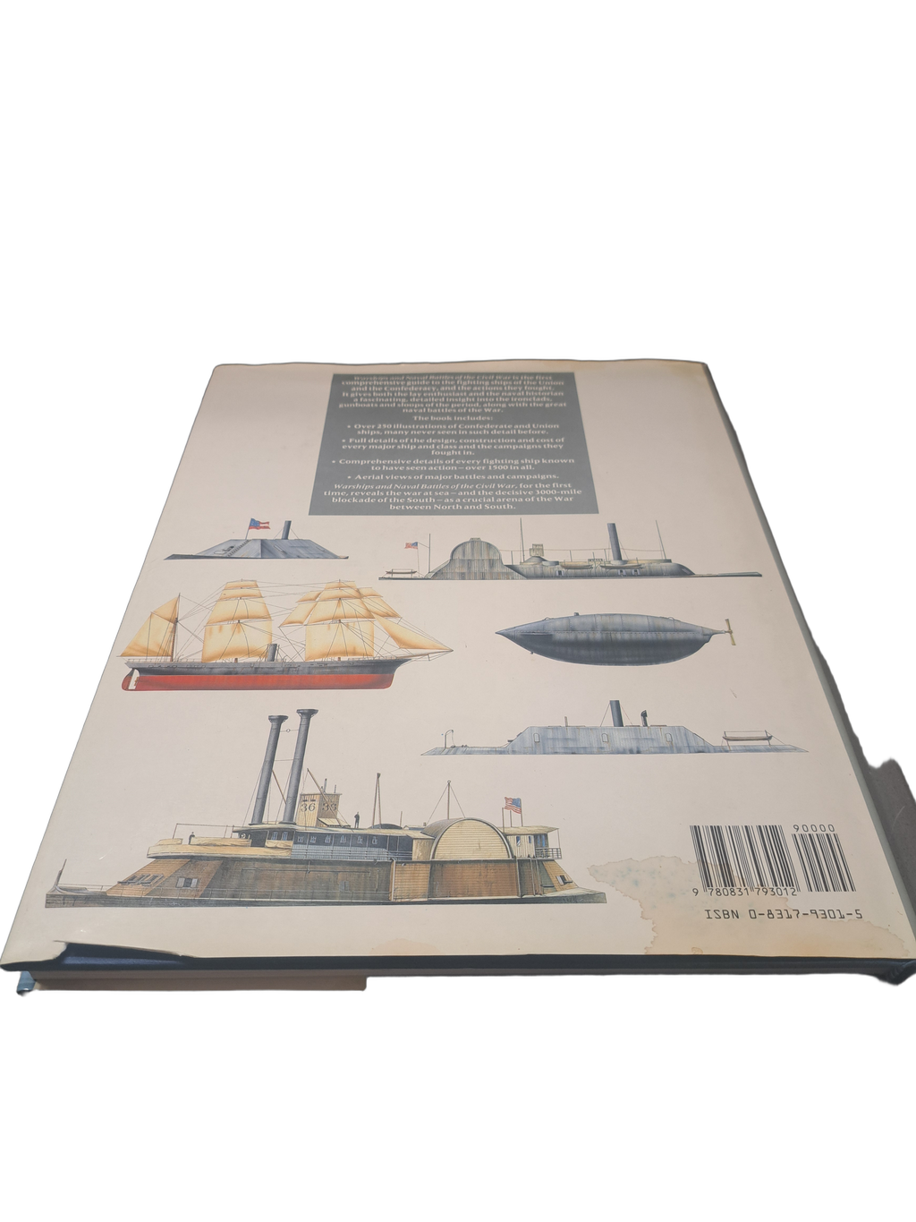 Vintage 1989 Warships and Naval Battles of the Civil War