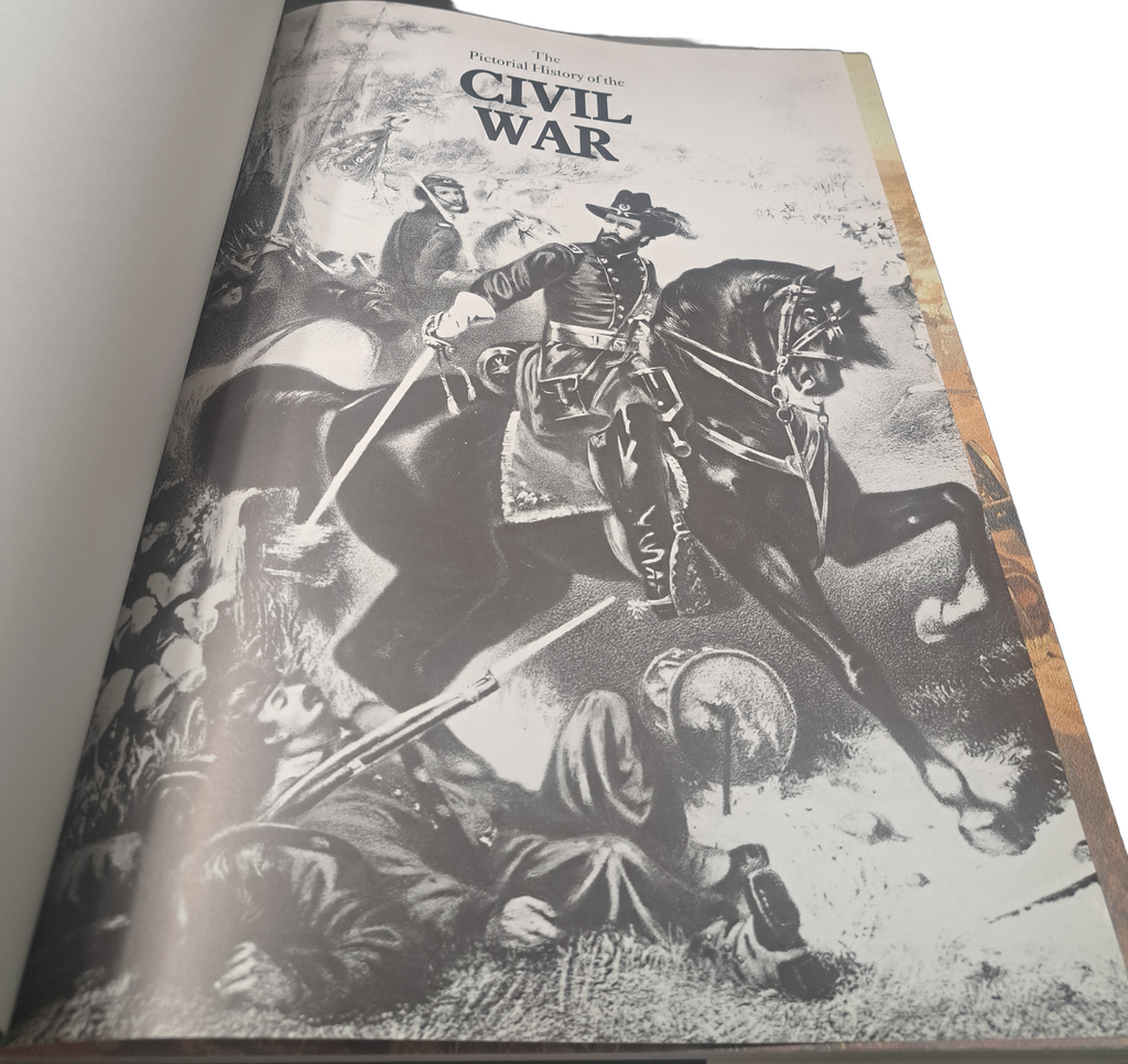 Vintage 1988 The Pictorial History of the Civil War by Jeremy Barnes