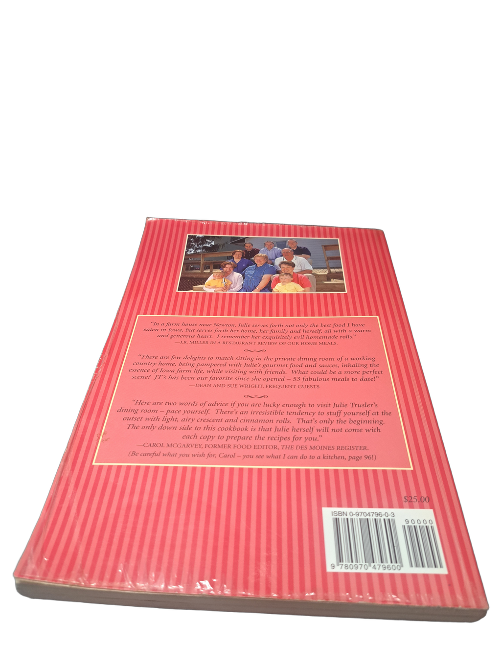 2001  JT's Volume 1, a collection, cookbook by Julie Trusler