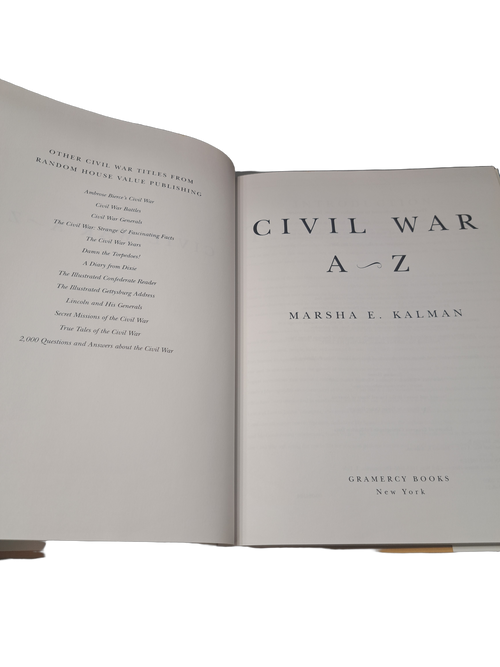 2000 Civil War A-Z by Marsha E Kalman
