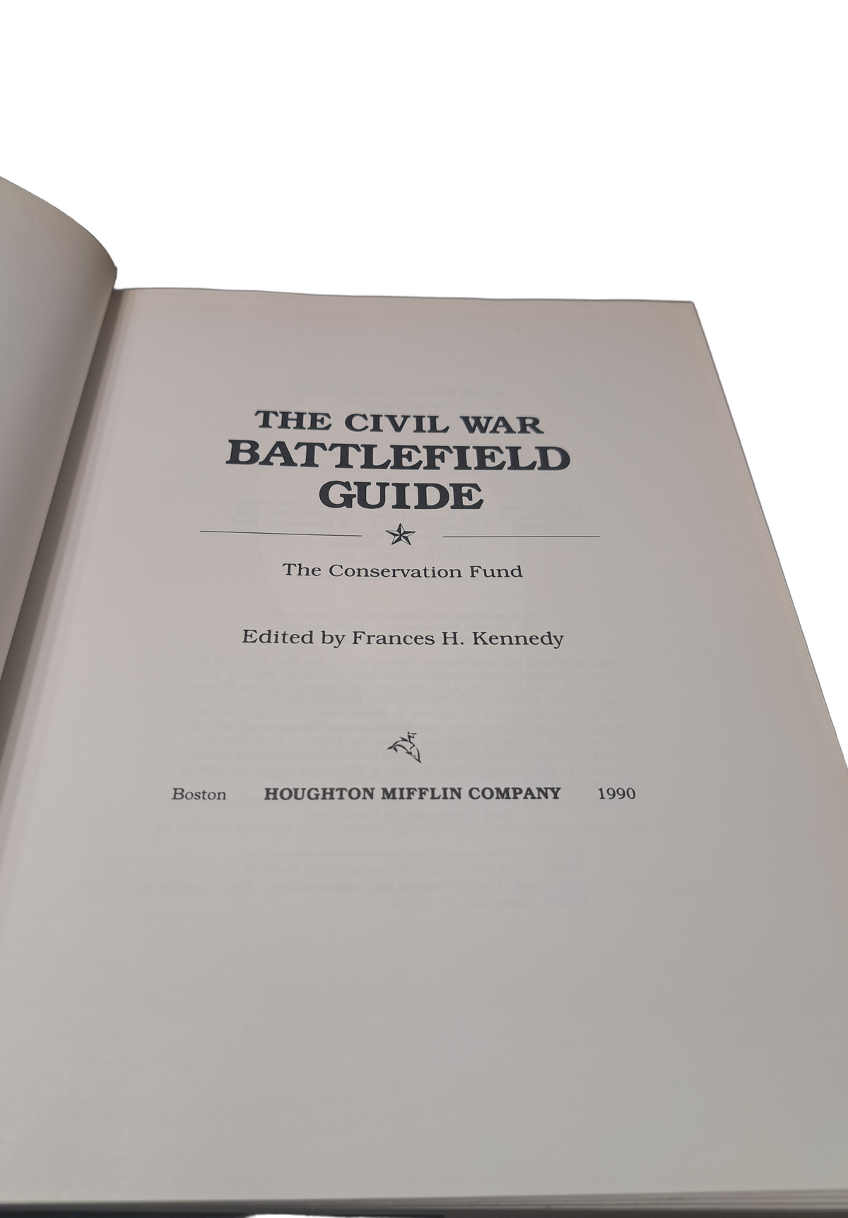 Vintage 1990 The Civil War Battlefield Guide, The Conservation Fund