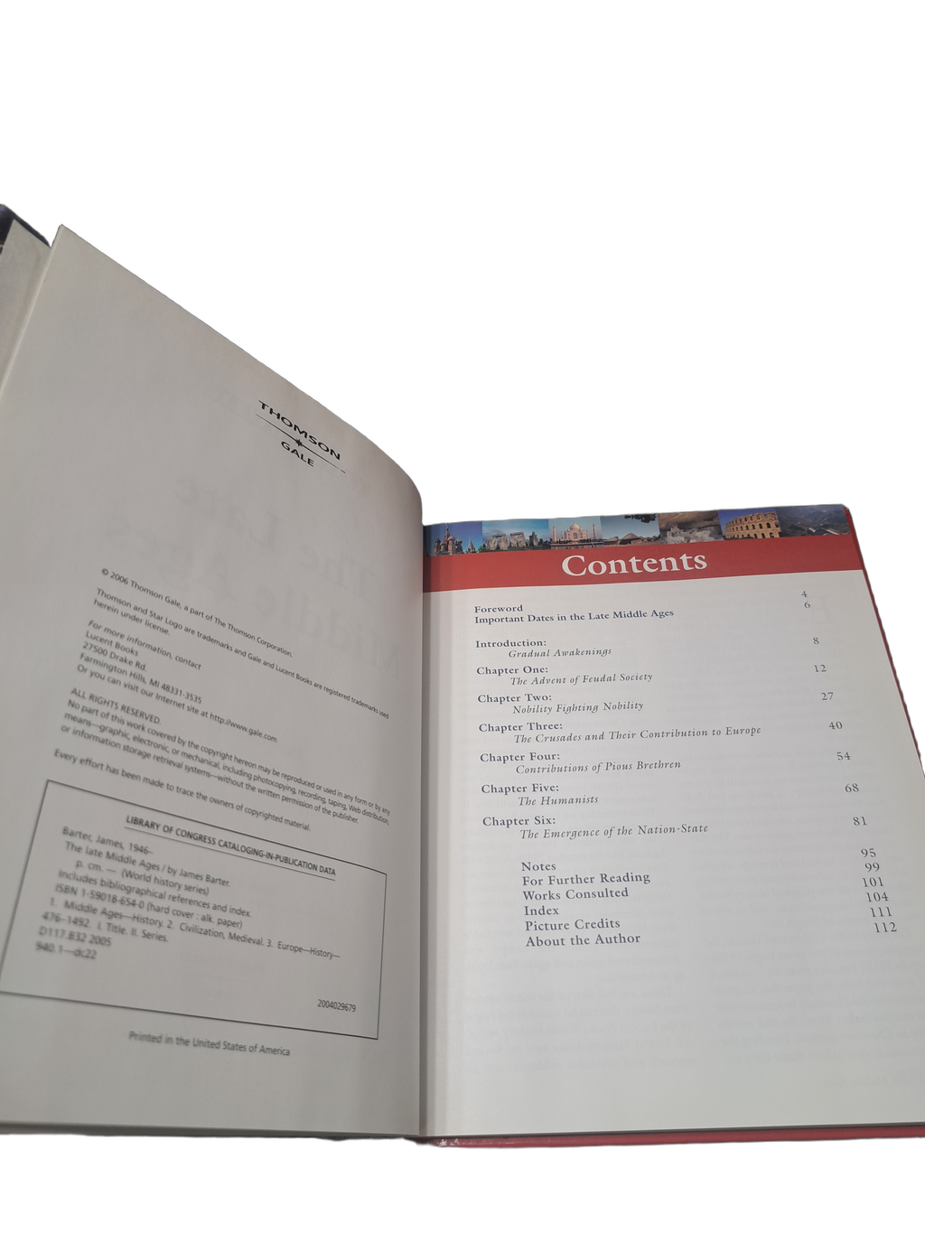 2006 World History: The Late Middle Ages by James Barter