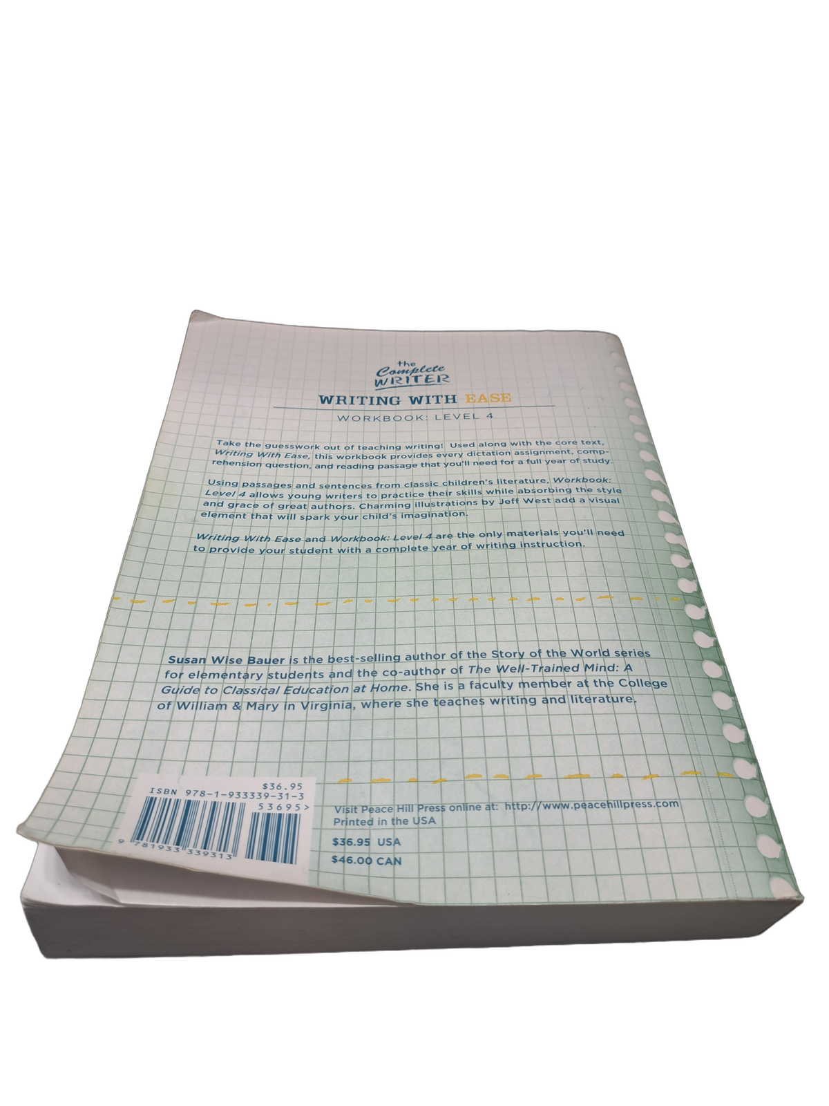 Workbook Level 4: Writing With Ease by Susan Wise Bauer