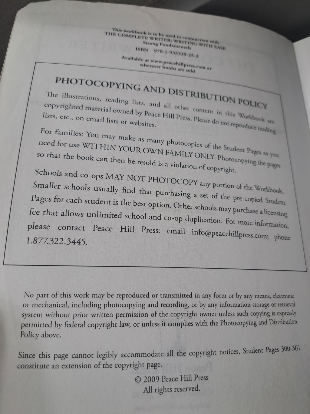 Workbook Level 4: Writing With Ease by Susan Wise Bauer