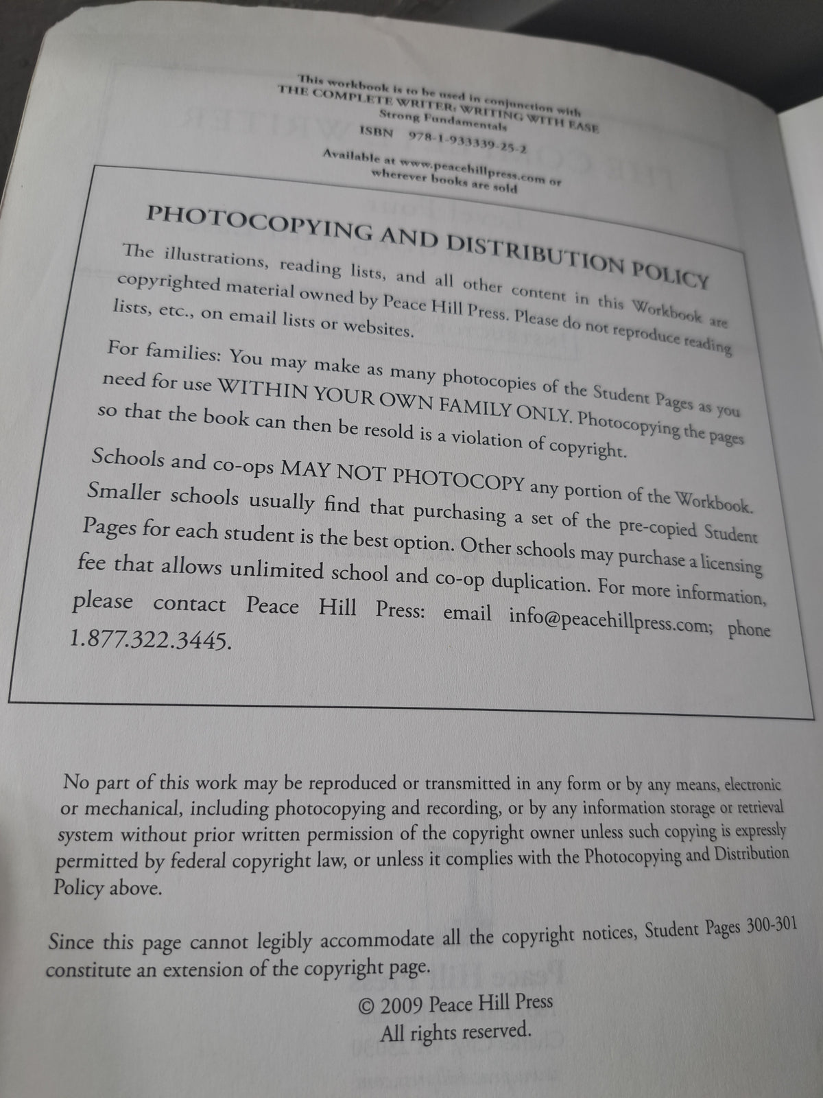 Workbook Level 4: Writing With Ease by Susan Wise Bauer