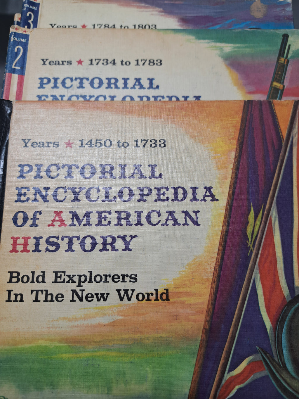 Vintage 1968 set of 17: Pictorial Encyclopedia of American History