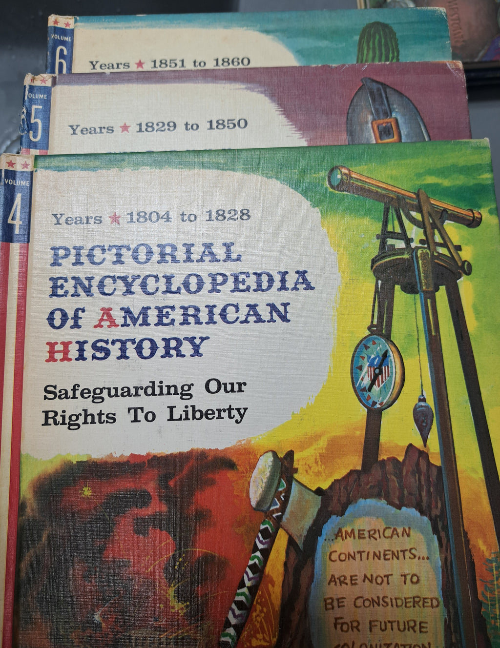 Vintage 1968 set of 17: Pictorial Encyclopedia of American History