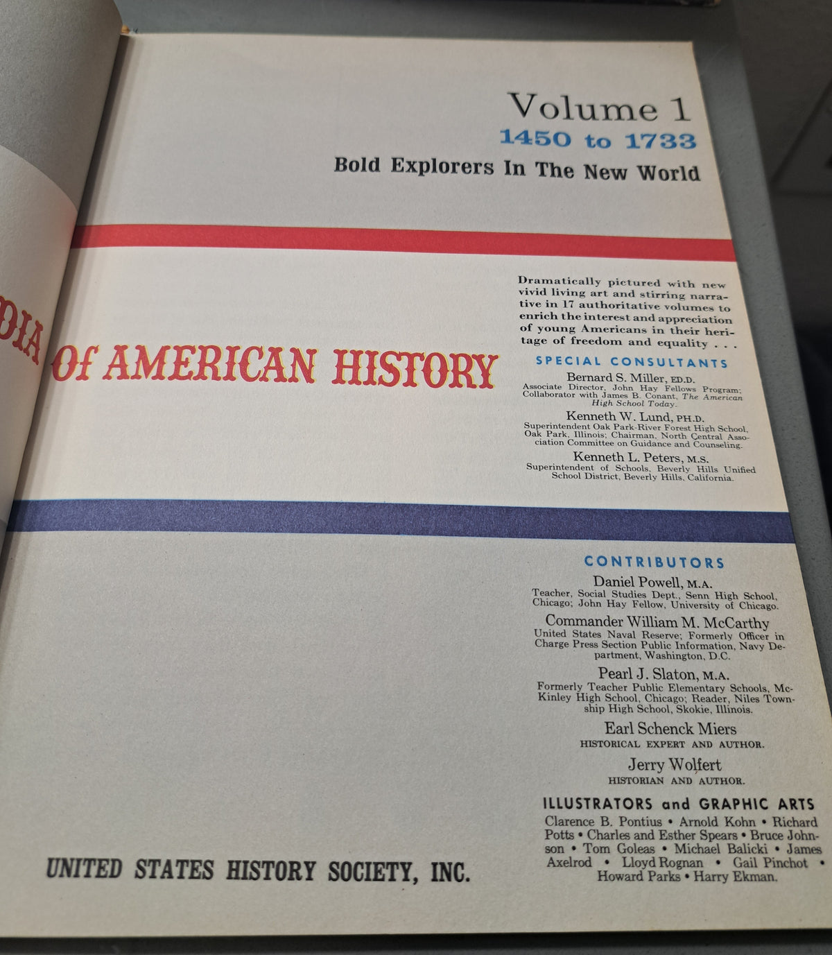 Vintage 1968 set of 17: Pictorial Encyclopedia of American History