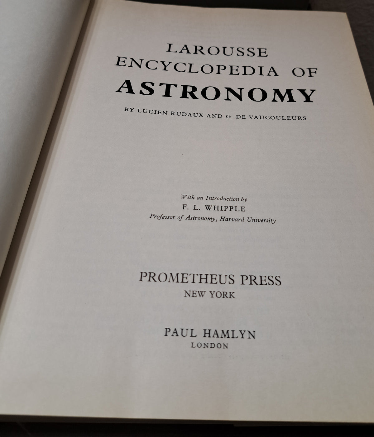 Vintage 1967 Larousse Encyclopedia of Astronomy