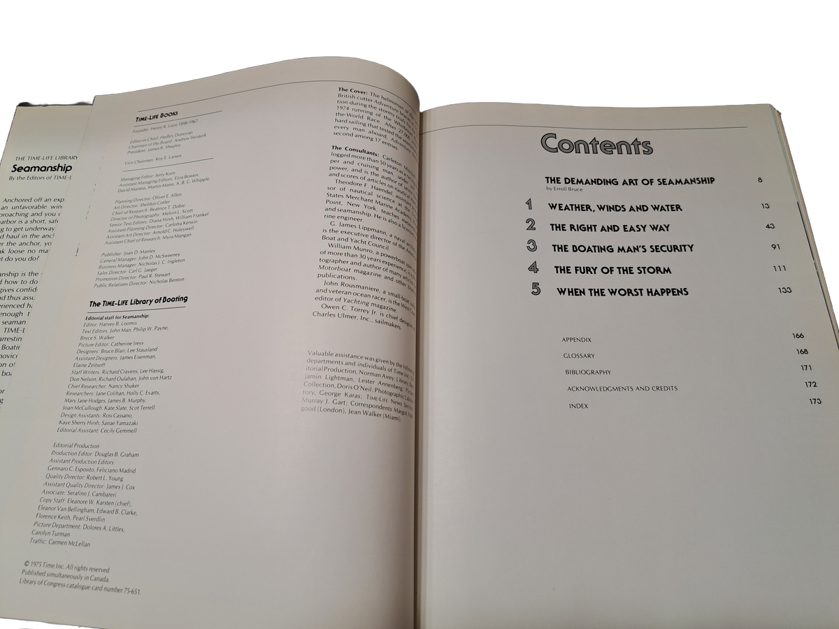 Vintage 1975 Seamanship by the Editors of Time-Life Books