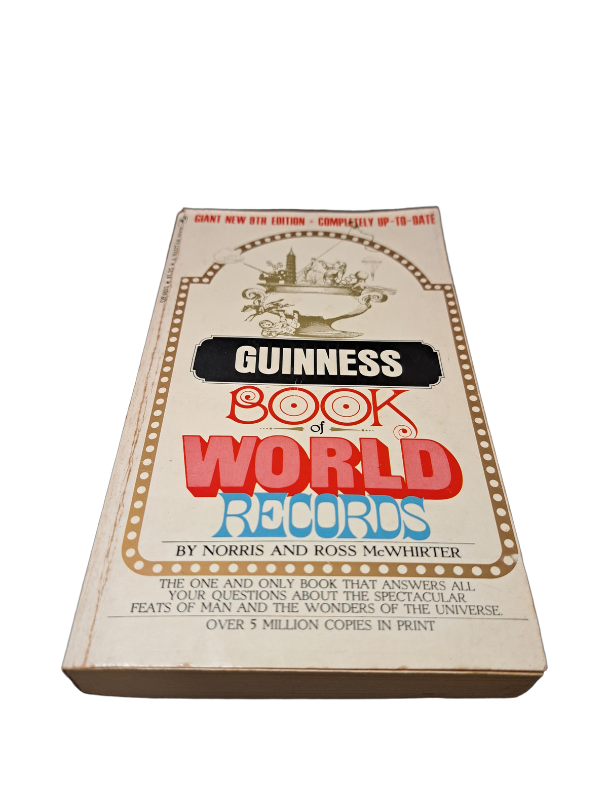 Vintage 1970 Guinness Book of World Records by Norris and Ross McWhirter