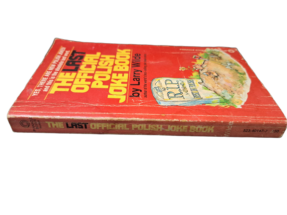 Vintage 1977 first printing of The Last Official Polish Joke Book