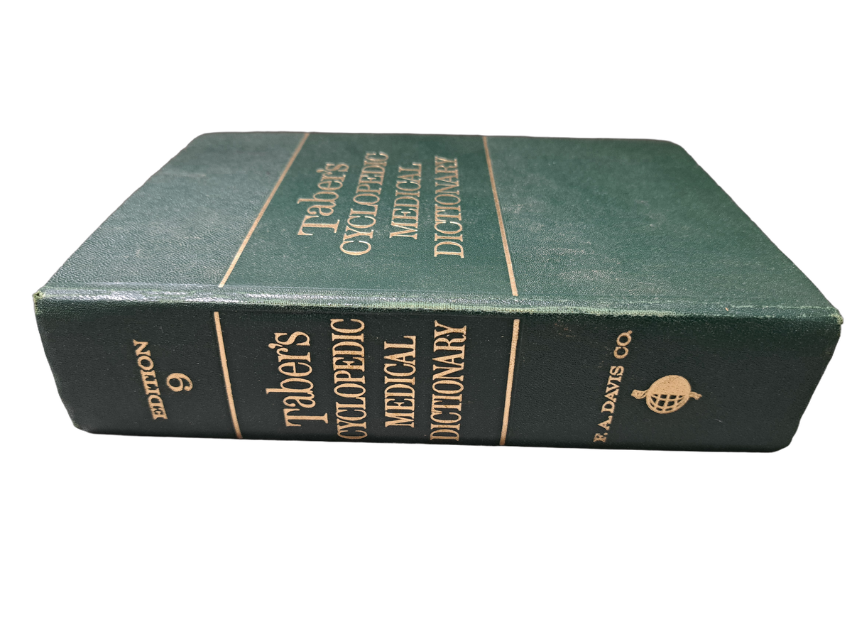 Vintage 1963 Taber's Cyclopedic Medical Dictionary by Clarence Wilbur Taber