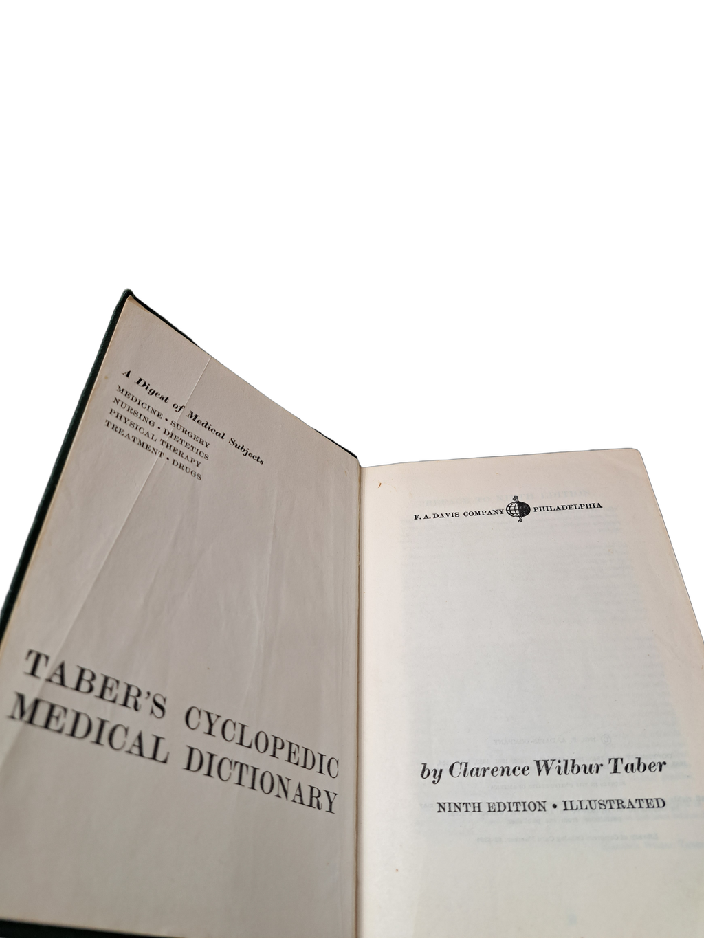 Vintage 1963 Taber's Cyclopedic Medical Dictionary by Clarence Wilbur Taber