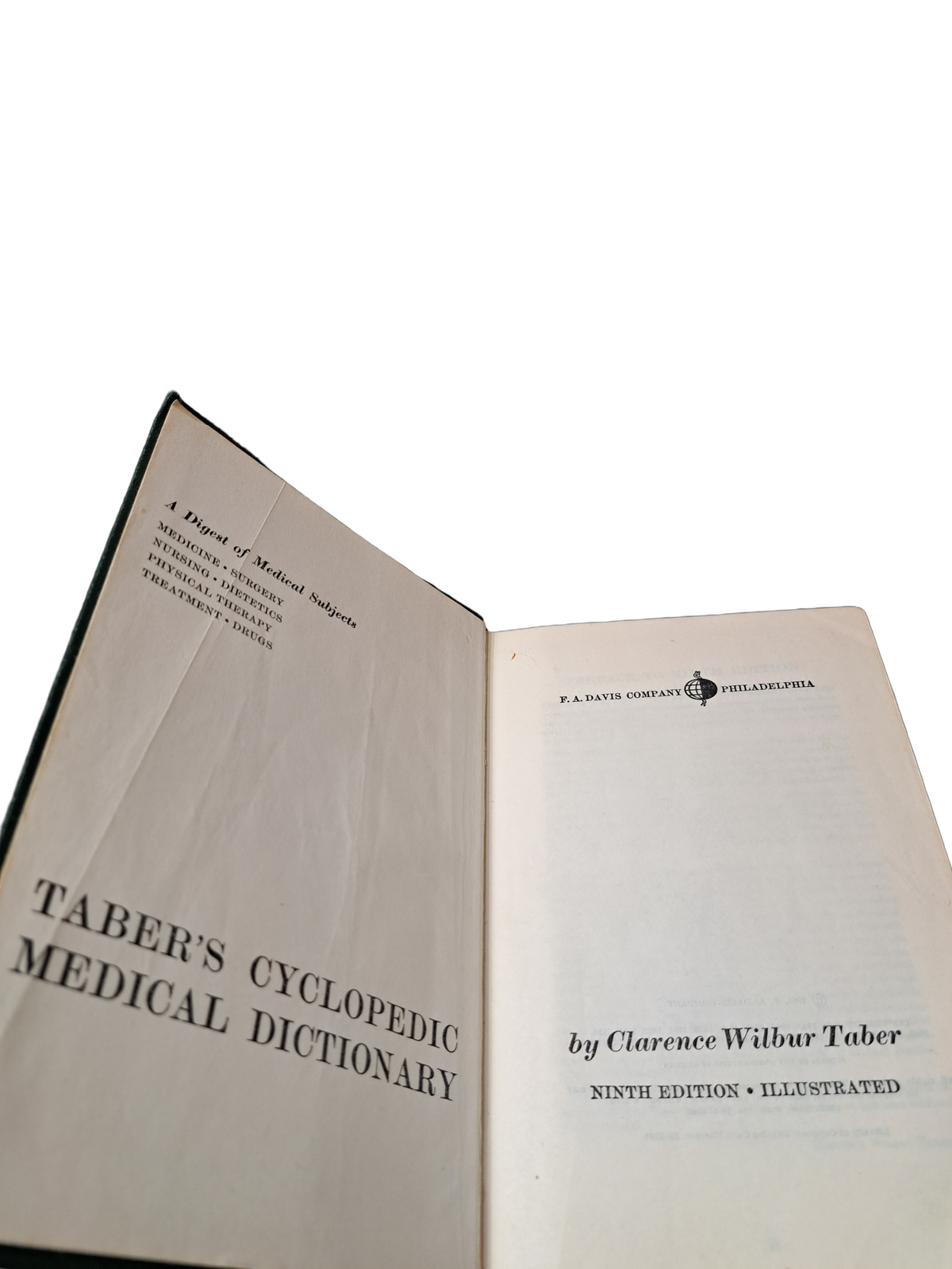 Vintage 1963 Taber's Cyclopedic Medical Dictionary by Clarence Wilbur Taber