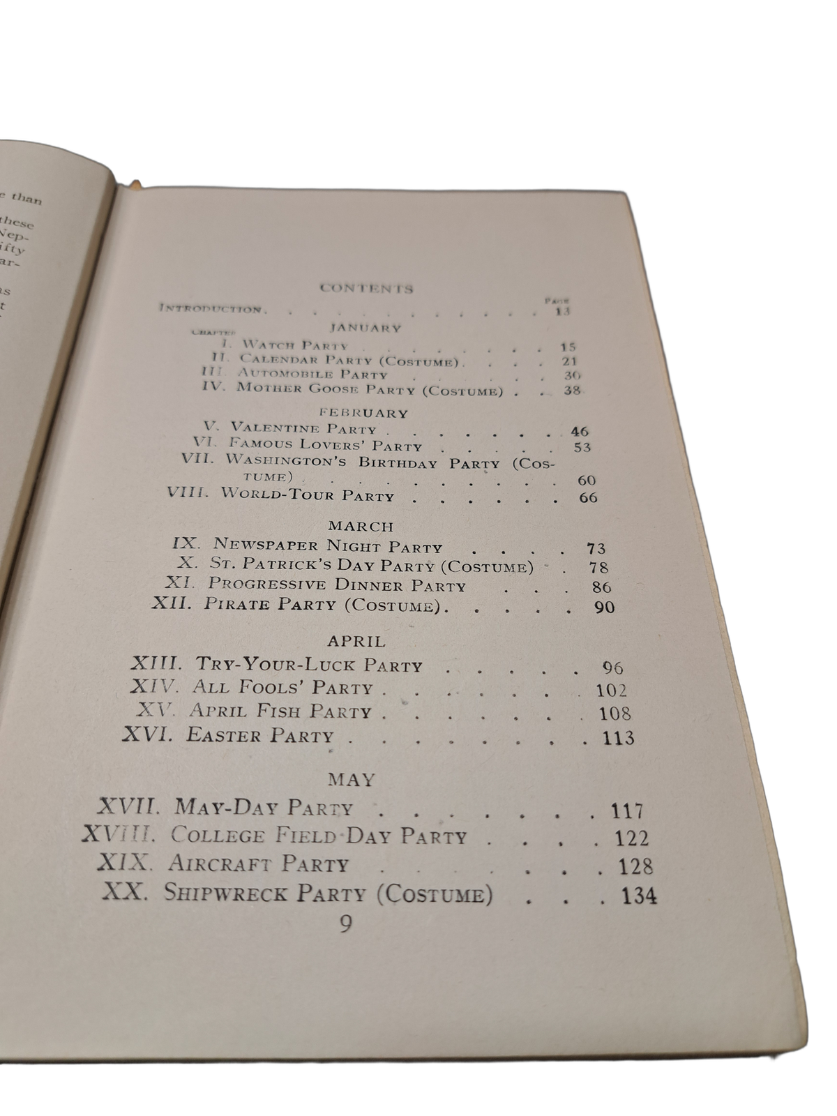 Vintage 1932 The Cokesbury Party Book compiled by Arthur M Depew