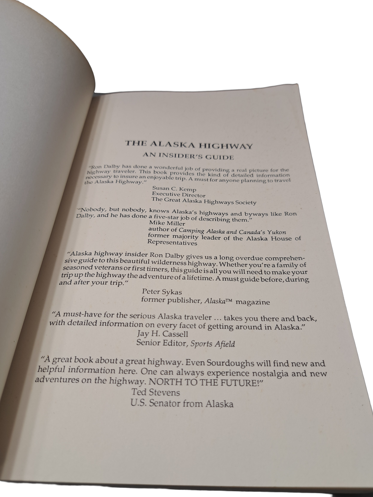 Vintage 1991 The Alaska Highway: An Insider's Guide by Ron Dalby