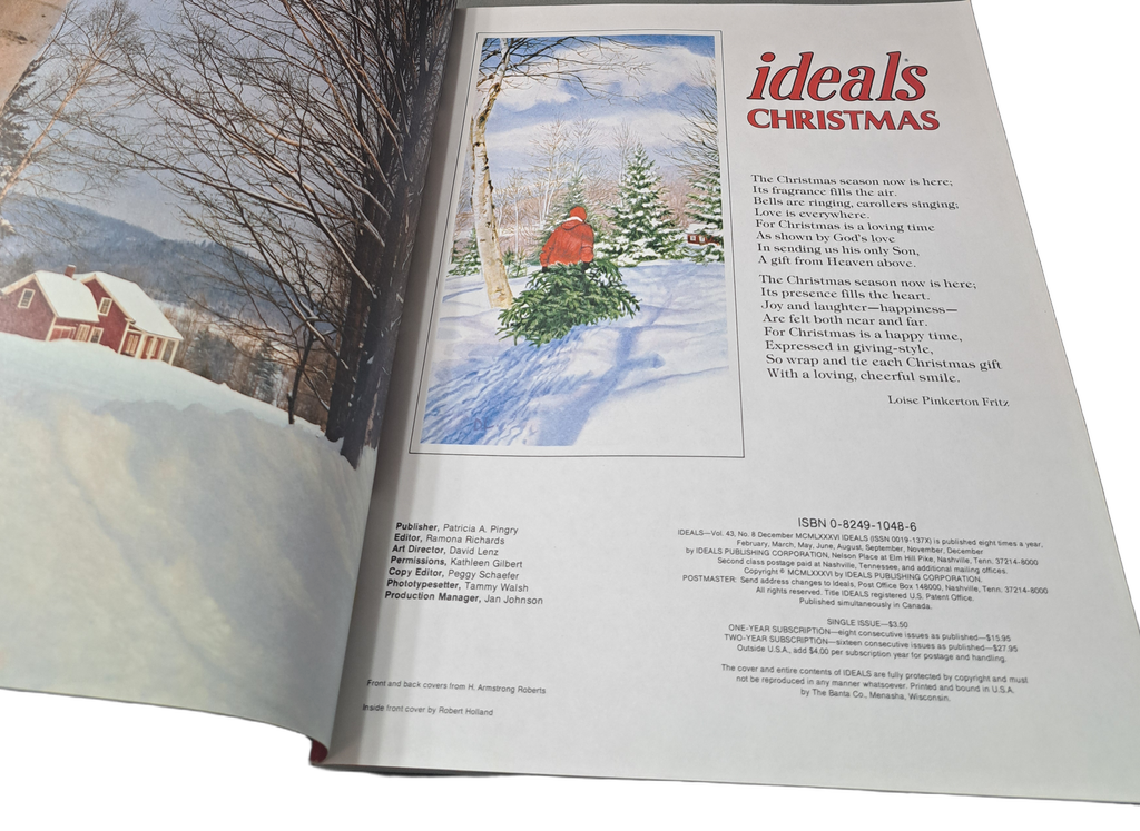 Vintage 1984 Ideals Christmas Magazine
