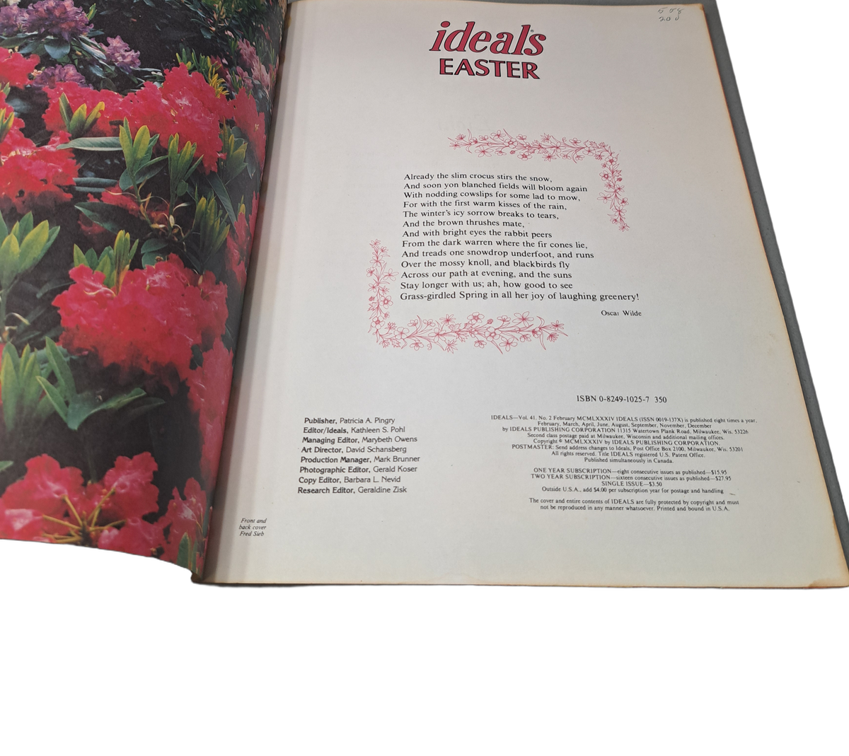 Vintage 1984 Ideals Easter magazine