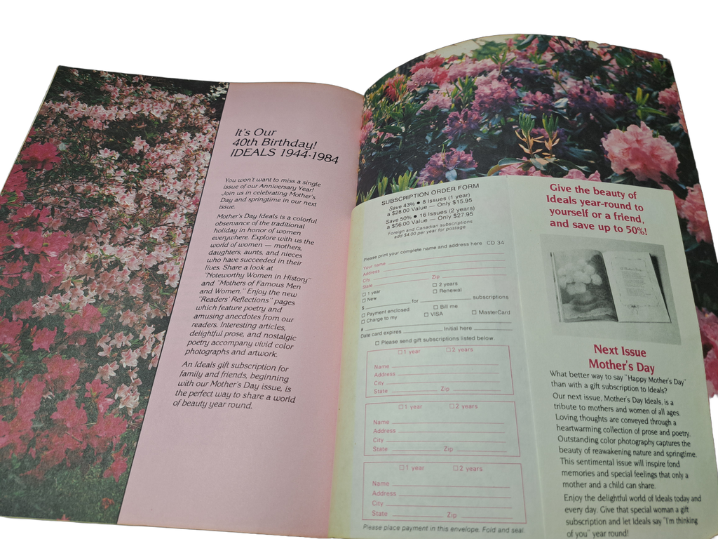 Vintage 1984 Ideals Easter magazine