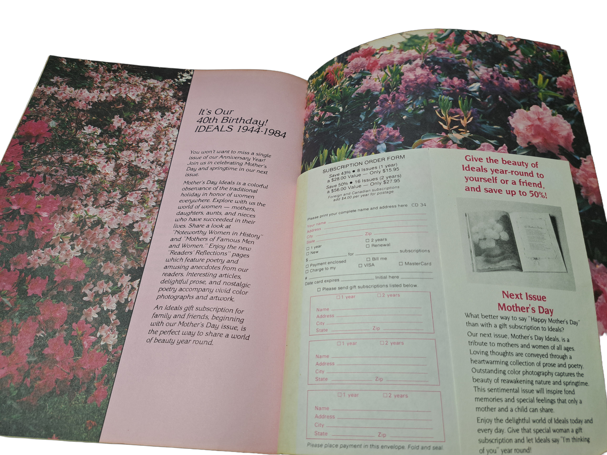 Vintage 1984 Ideals Easter magazine