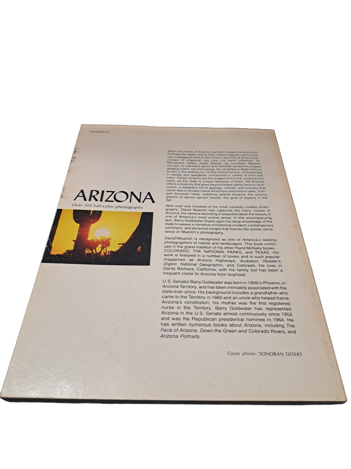 Vintage 1982 "Arizona" by Senator Barry Goldwater