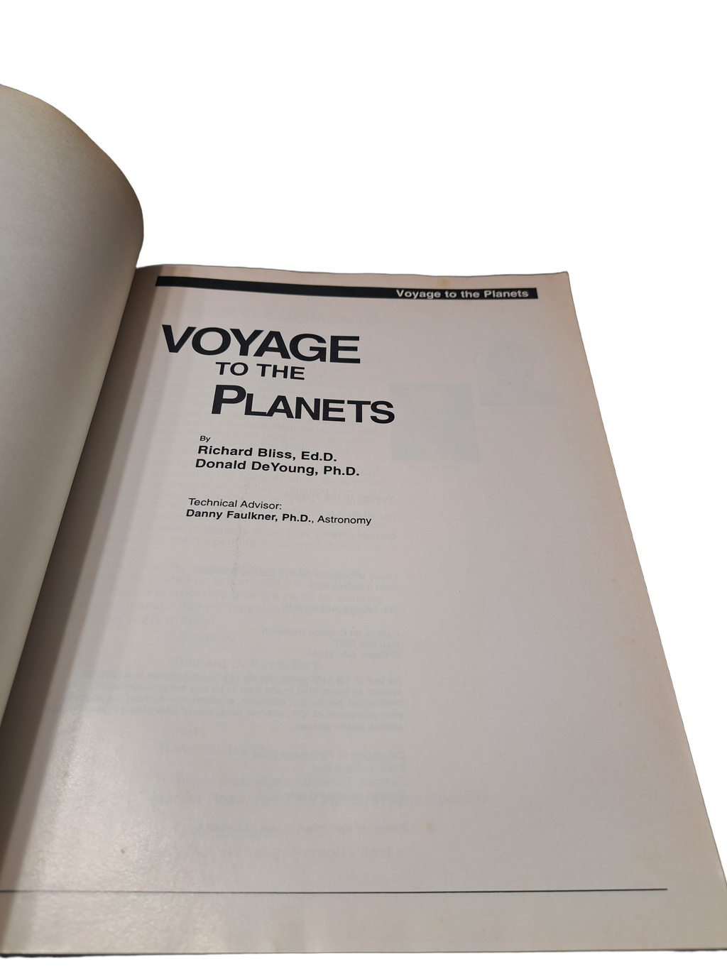 Vintage 1994 first edition of Voyage to the Planets