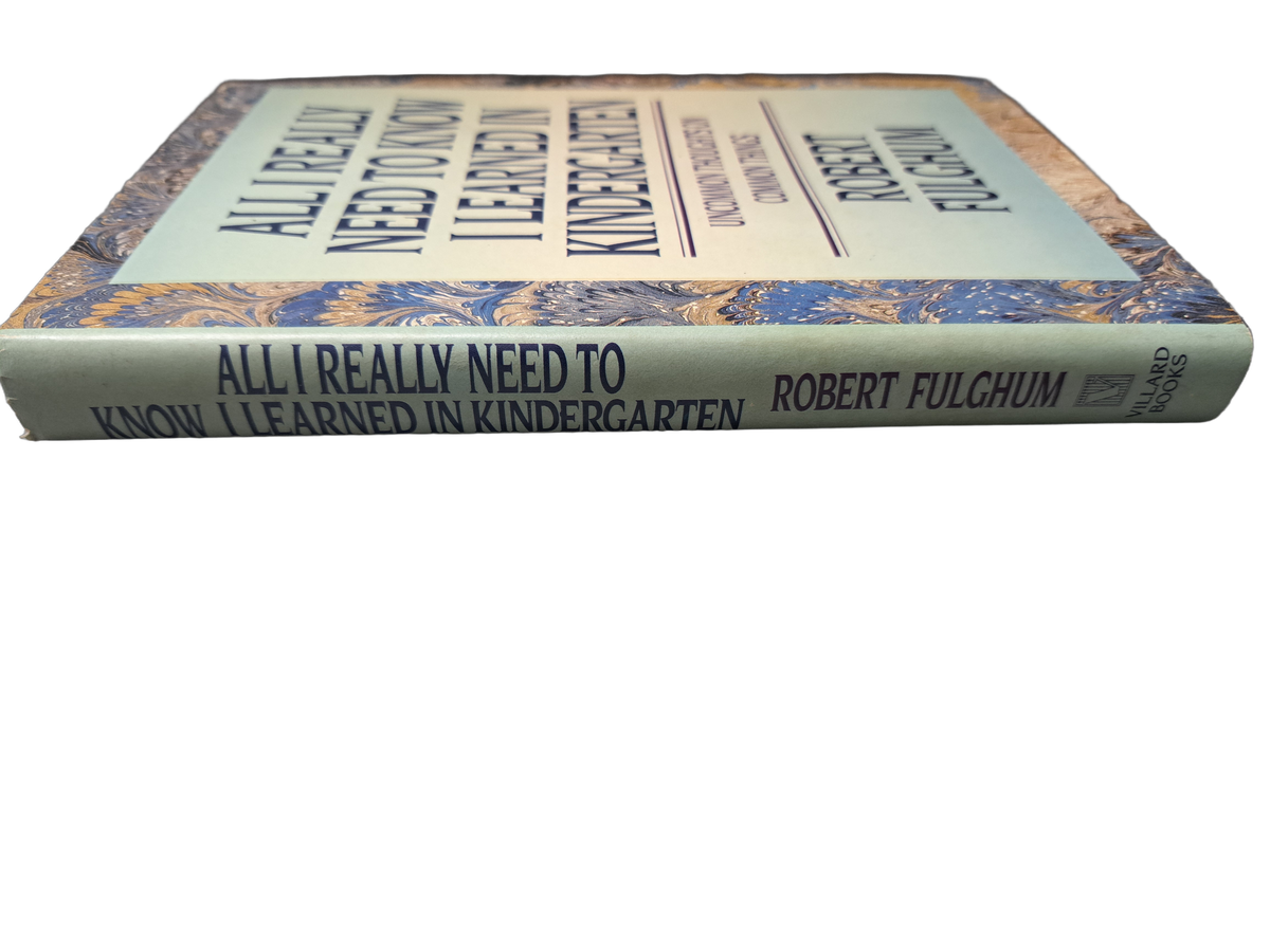 Vintage 1988 All I Really Need to Know I Learned in Kindergarten by Robert Fulghum