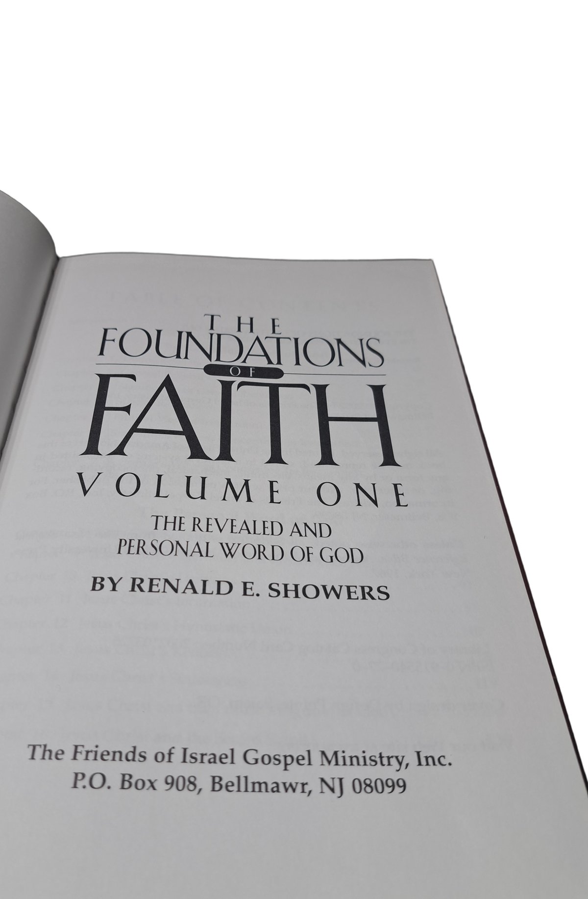 The Foundations of Faith: Volume One - The Revealed and Personal Word of God
